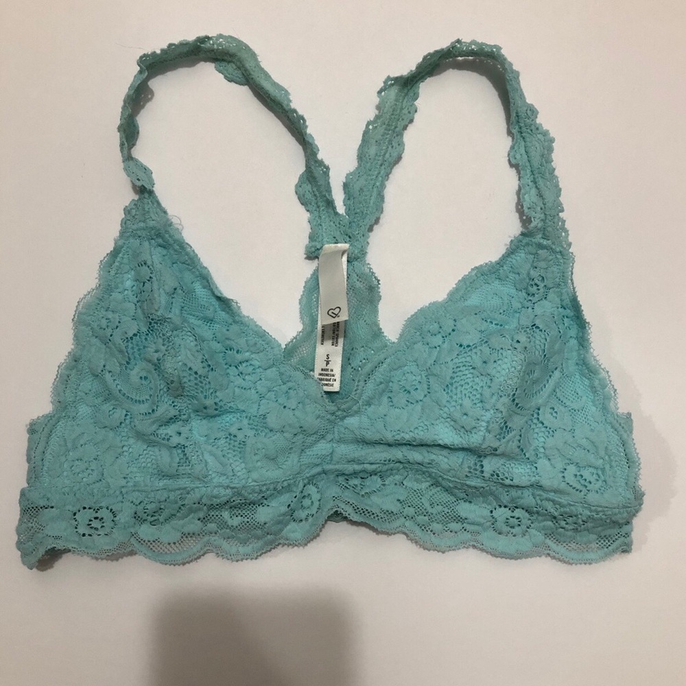 Aeropostale Blue Lace Bralette XS